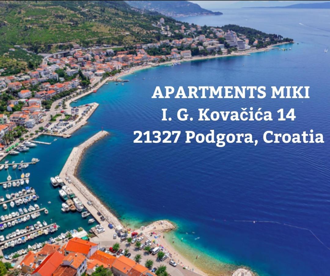 Apartmani Miki Подгора Экстерьер фото
